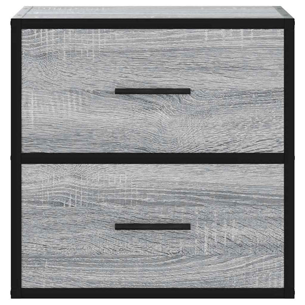 Grauer Wandschrank Messinger 40x31x39,5cm