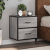 Grauer Wandschrank Messinger 40x31x39,5cm