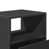 Schwarzer wandmontierter Nachttisch Toropu 40x31x39,5cm