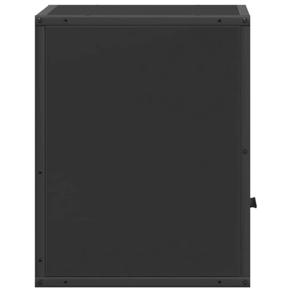 Schwarze wandmontierte Nachttische Toropu 40x31x39,5cm (2 St.)