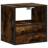 Räucher-Eichen-Wandschrank Toropu 40x31x39,5cm