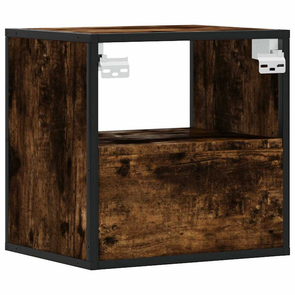 Räucher-Eichen-Wandschrank Toropu 40x31x39,5cm