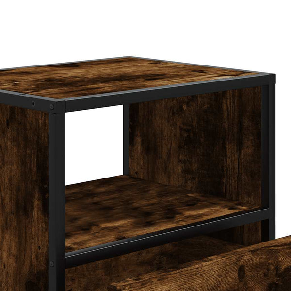 Räucher-Eichen-Wandschrank Toropu 40x31x39,5cm