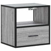 Grauer Wandschrank Toropu 40x31x39,5cm
