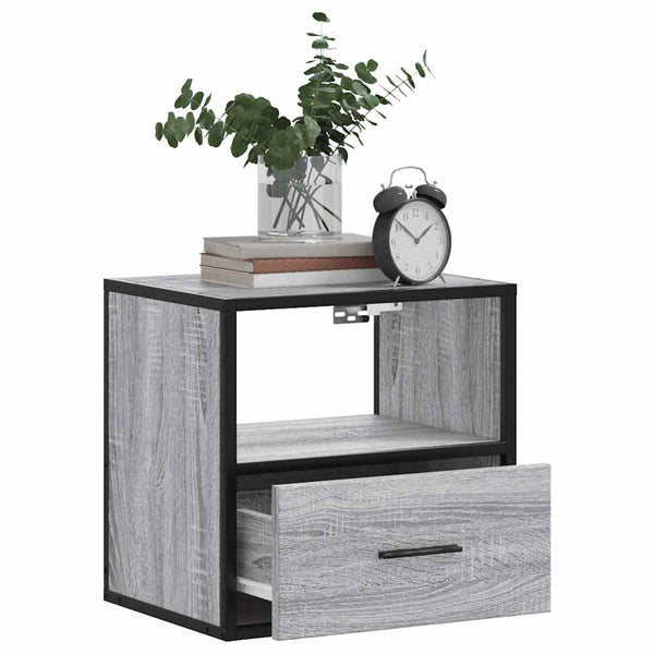 Grauer Wandschrank Toropu 40x31x39,5cm