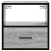 Grauer Wandschrank Toropu 40x31x39,5cm