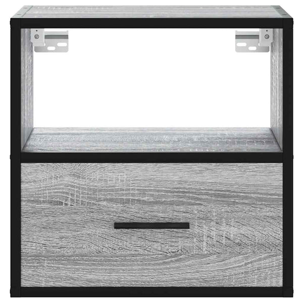 Grauer Wandschrank Toropu 40x31x39,5cm