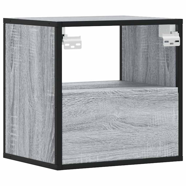Grauer Wandschrank Toropu 40x31x39,5cm