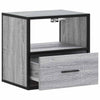 Grauer Wandschrank Toropu 40x31x39,5cm