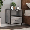 Grauer Wandschrank Toropu 40x31x39,5cm