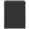 Schwarz wandmontierte Nachttische Constandache 40x31x39,5cm (2 Stück)
