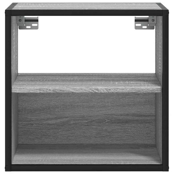 Graue Sonoma-Wandschränke Constandache 40x31x39,5cm (2 Stk.)