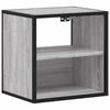 Graue Sonoma-Wandschränke Constandache 40x31x39,5cm (2 Stk.)