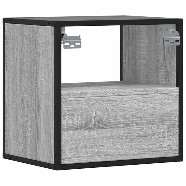 Graue Sonoma-Wandschränke Constandache 40x31x39,5cm (2 Stk.)