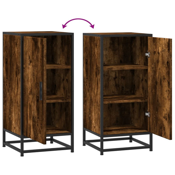 Räuchereichen-Anrichte Anfilofi 35,5x35x76cm (Holz)