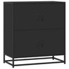 Schwarze Kommode Meridiane 68x35x76cm (Holz)