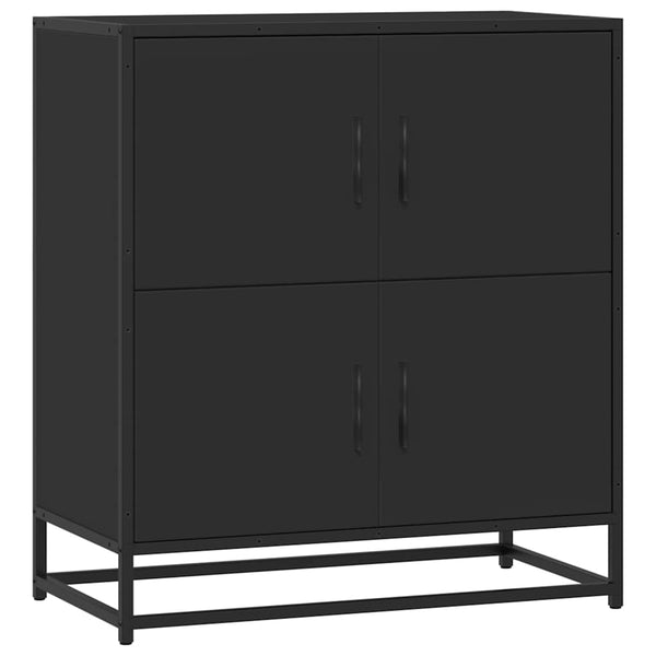 Schwarze Kommode Meridiane 68x35x76cm (Holz)