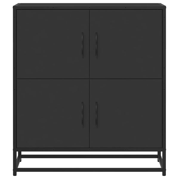 Schwarze Kommode Meridiane 68x35x76cm (Holz)