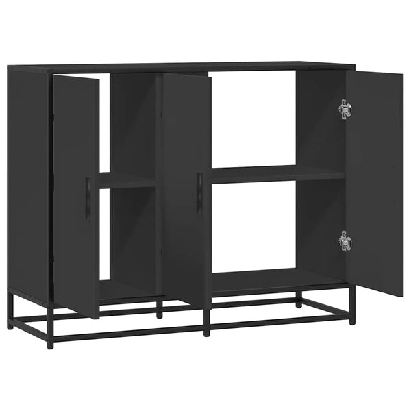 Musta senkki Hj 94x35x76cm (puinen)