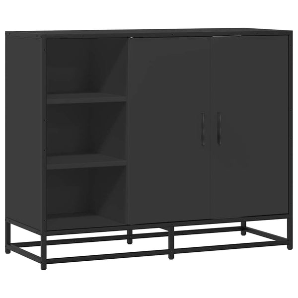 Musta senkki Hollo 92x35x76cm (puinen)