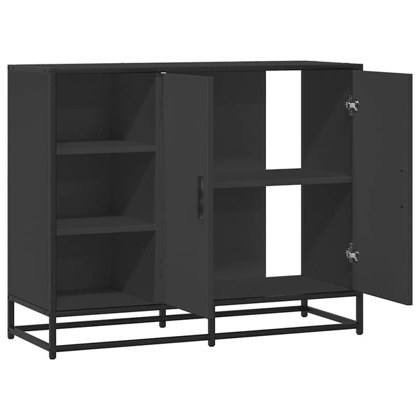 Musta senkki Hollo 92x35x76cm (puinen)