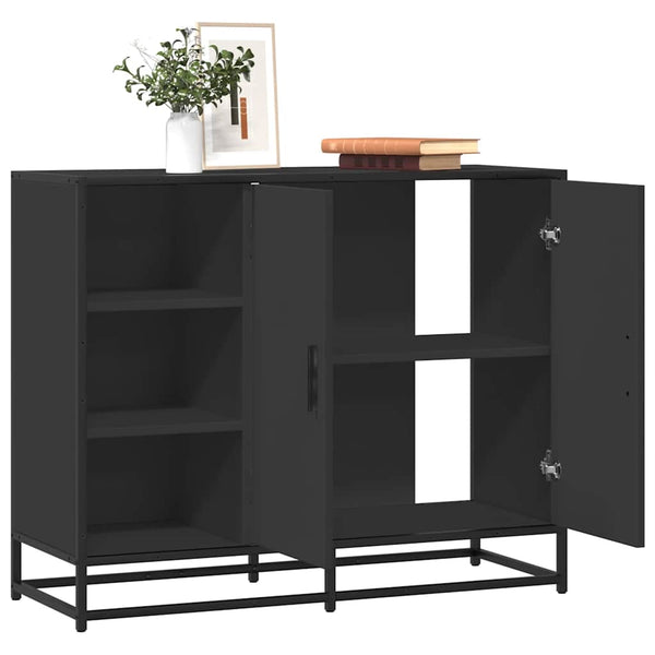 Musta senkki Hollo 92x35x76cm (puinen)