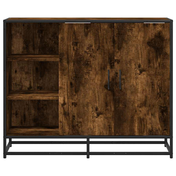 Sideboard Hollo aus Räuchereiche 92x35x76cm (Holz)