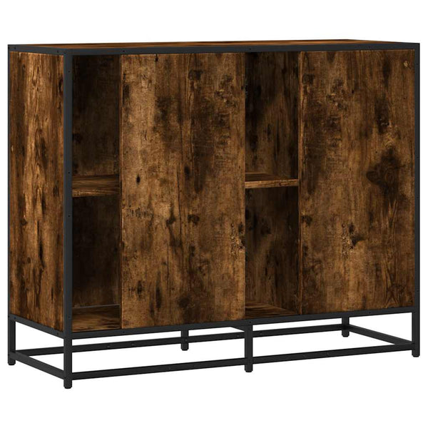 Sideboard Hollo aus Räuchereiche 92x35x76cm (Holz)