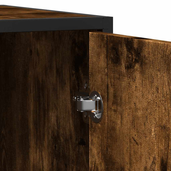 Sideboard Hollo aus Räuchereiche 92x35x76cm (Holz)