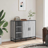 Graues Sideboard Hollo 92x35x76cm (Holz)