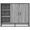 Graues Sideboard Hollo 92x35x76cm (Holz)
