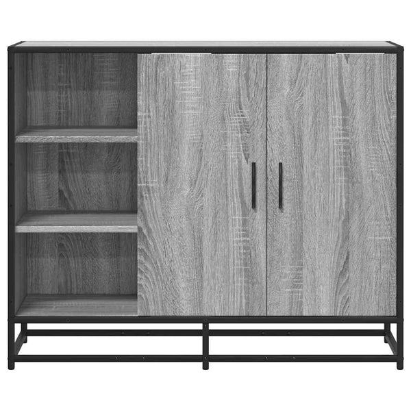 Graues Sideboard Hollo 92x35x76cm (Holz)
