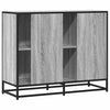 Graues Sideboard Hollo 92x35x76cm (Holz)