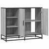 Graues Sideboard Hollo 92x35x76cm (Holz)