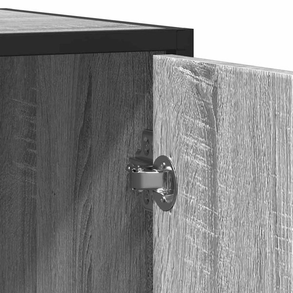 Graues Sideboard Hollo 92x35x76cm (Holz)