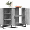 Graues Sideboard Hollo 92x35x76cm (Holz)