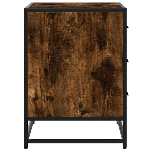 Savustettu tammi laatikkokaappi Erdenta 70x41x56cm (engineered wood)