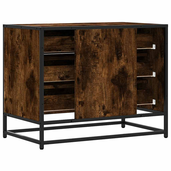Savustettu tammi laatikkokaappi Erdenta 70x41x56cm (engineered wood)