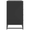 Schwarze Kommode Cohut 70x41x70cm (Holz)