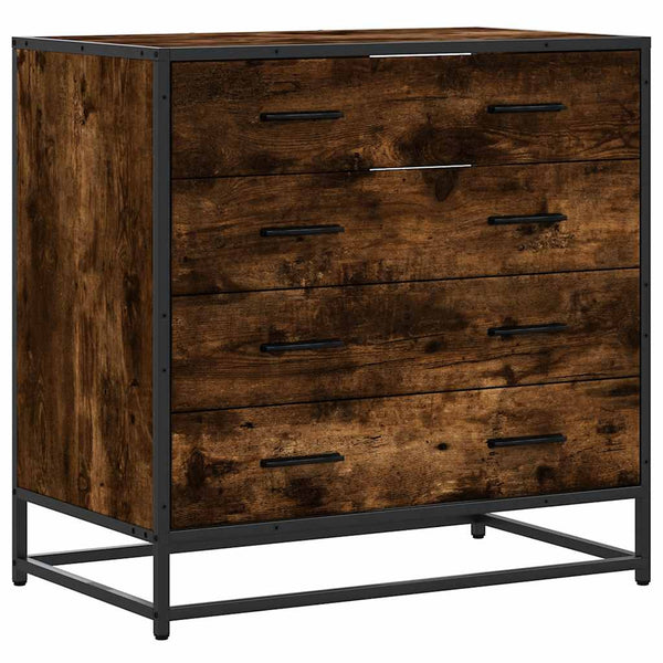 Savustettu tammi laatikkokaappi Cohut 70x41x70cm (engineered wood)