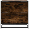 Savustettu tammi laatikkokaappi Cohut 70x41x70cm (engineered wood)