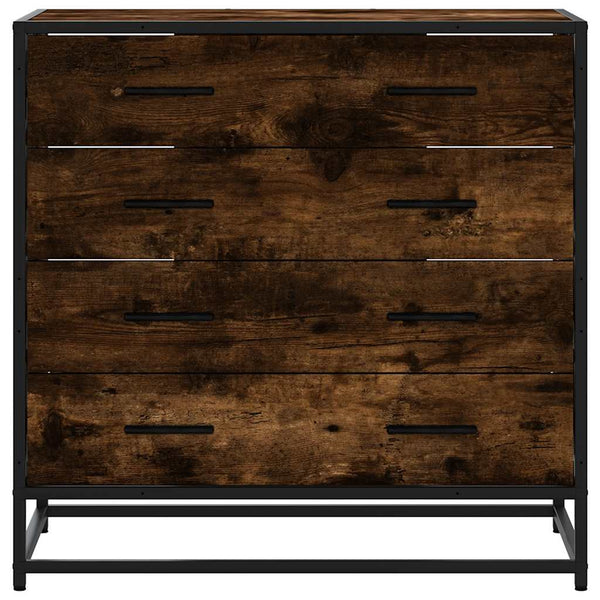 Savustettu tammi laatikkokaappi Cohut 70x41x70cm (engineered wood)
