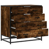 Savustettu tammi laatikkokaappi Cohut 70x41x70cm (engineered wood)