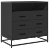Schwarze Kommode Duliga 70x41x70cm (Holz)