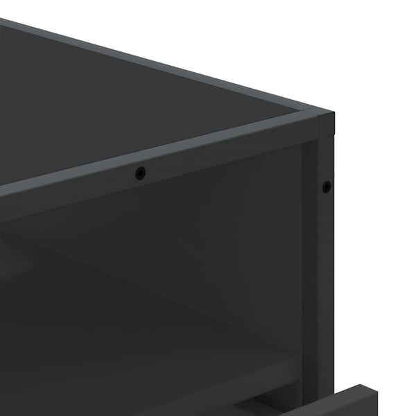 Schwarze Kommode Duliga 70x41x70cm (Holz)
