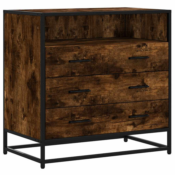 Savustettu tammi laatikkokaappi Duliga 70x41x70cm (engineered wood)