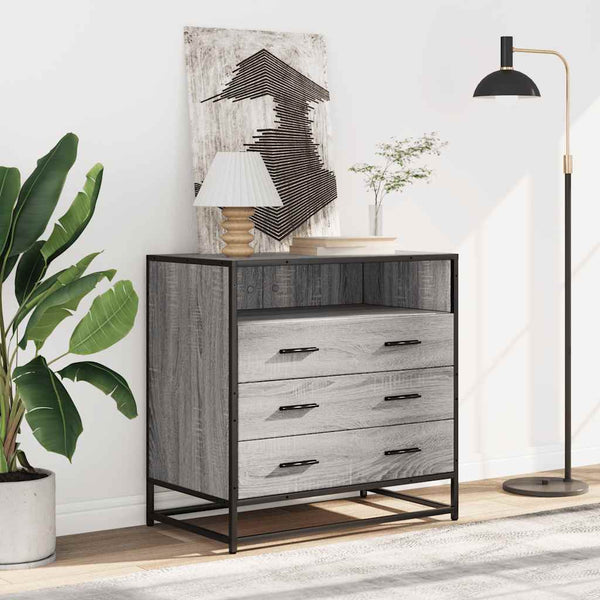 Graue Kommode Duliga 70x41x70cm (Holz)
