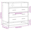 Graue Kommode Duliga 70x41x70cm (Holz)