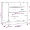 Braune Kommode Duliga 70x41x70cm (Eiche, Holz)