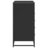 Schwarze Kommode Surchea 70x41x83,5cm (Holz)